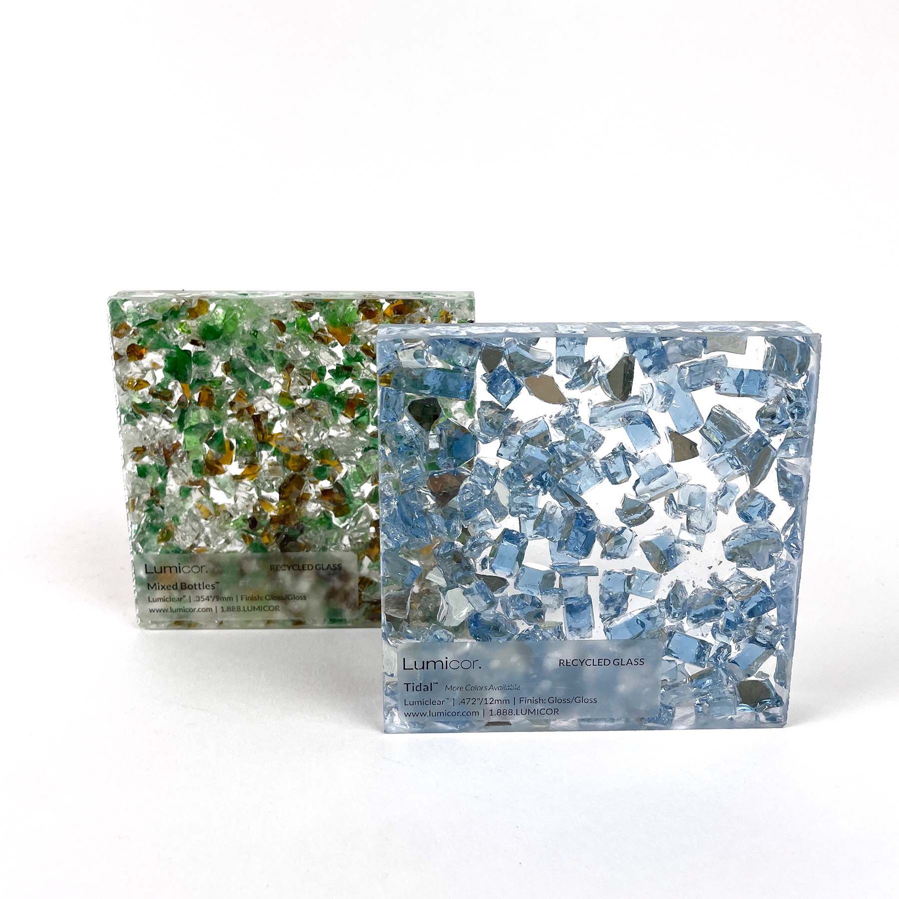 RECYCLED GLASS PANELS